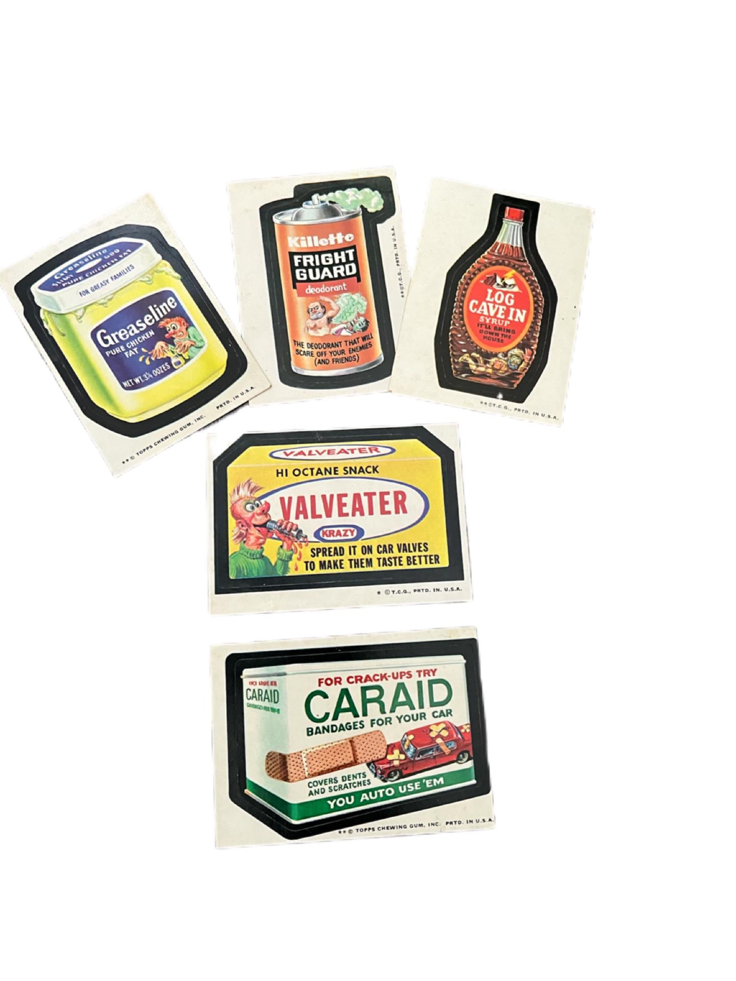 1970's WACKY Topps Chewing Gum Stickers. Collectible. YOU CHOOSE
