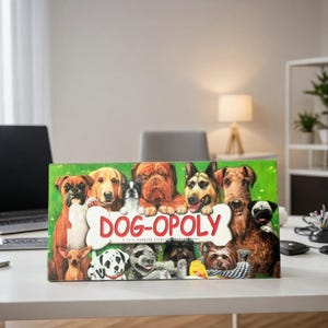 DOG-OPOLYボードゲーム！スカイブランドに遅れて登場！ファミリーナイトゲーム。アメリカ製。中古品。状態良好！