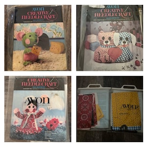 Vintage AVON creative needlecraft. “Mouse House” or “Calico Kate” or “ Love N Stuff” doll New old stock. Unopened. YOU CHOOSE!