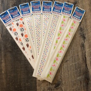 Lot of 8 OFFRAY brand 12” peel and stick strips. 2 strips per pack, 3 different kinds.