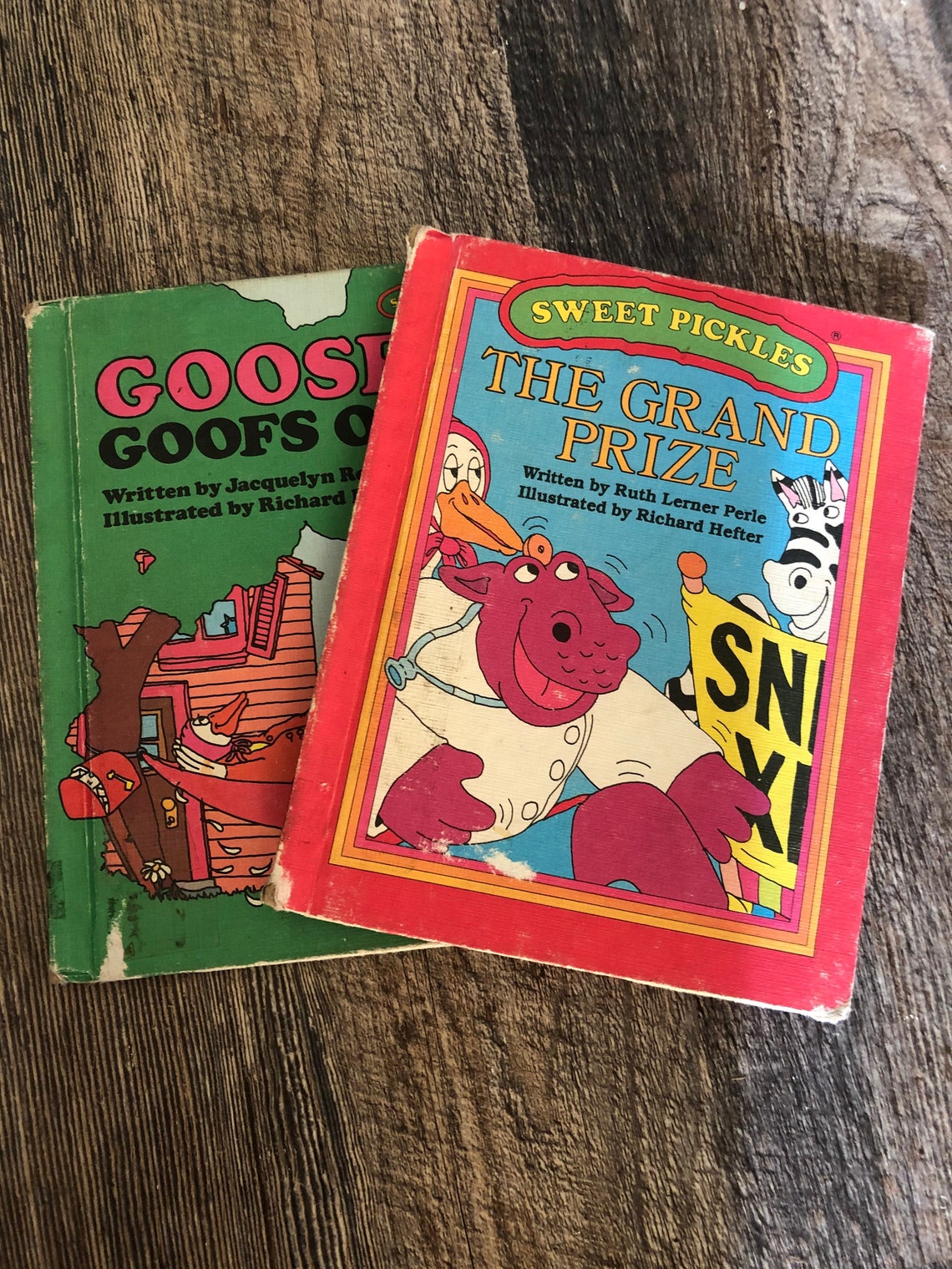 2 Sweet Pickles Books. Weekly Reader Books. the Grand Prize & Etsy