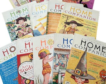 Vintage nummers van Mary Engelbreit’s HOME COMPANION magazine uit 1997-2008. U mag kiezen!