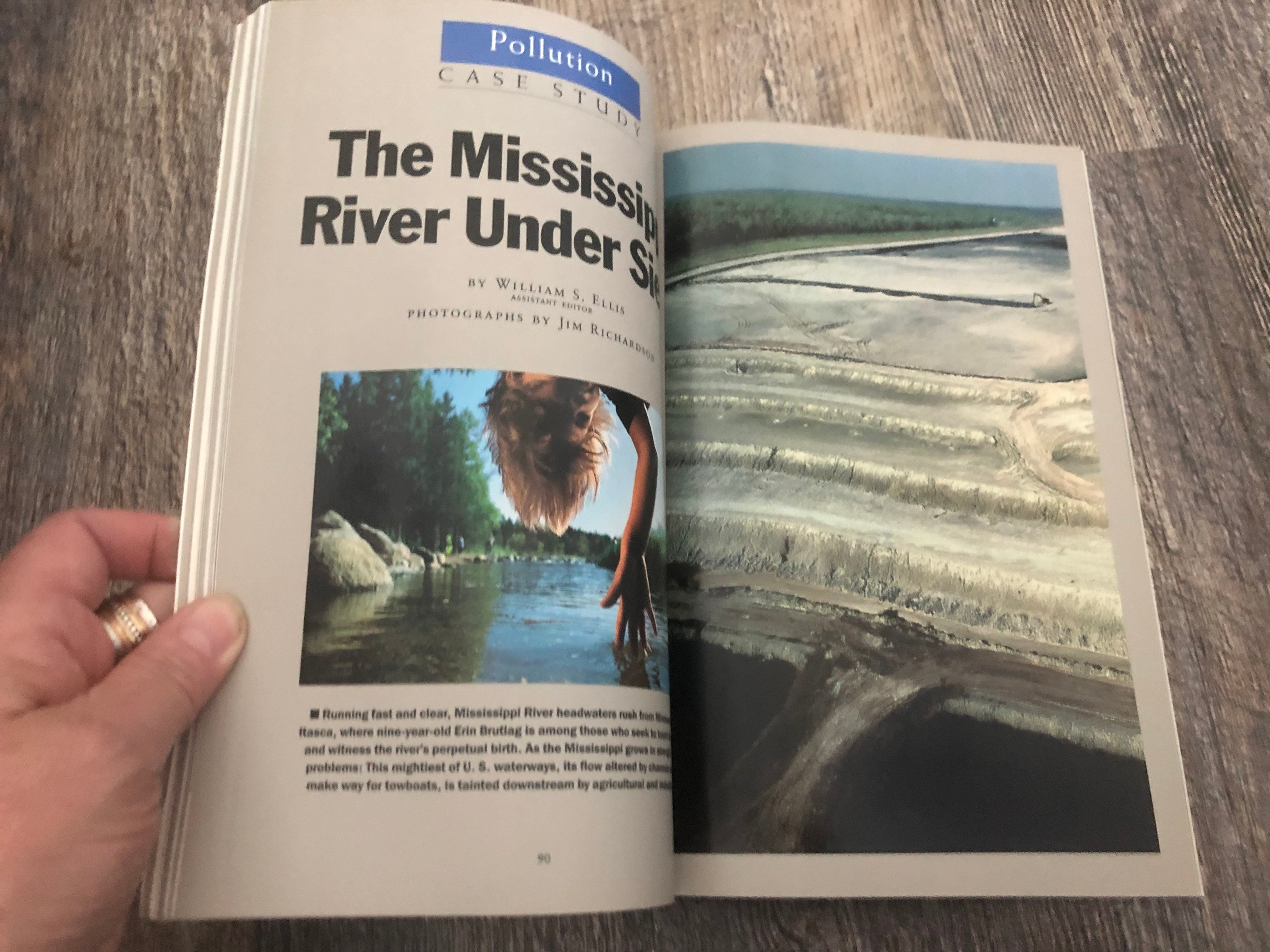 National Geographic Magazine. Special Water Edition. 1993. With