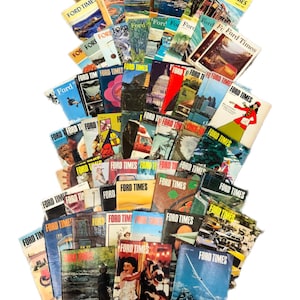 Ford Times Magazine 1940s-1980s. Good pre owned condition. YOU CHOOSE.