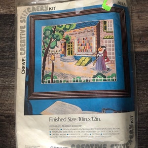 Various Vintage Embroidery Crewel Stitchery Needle Craft Kits. - Etsy