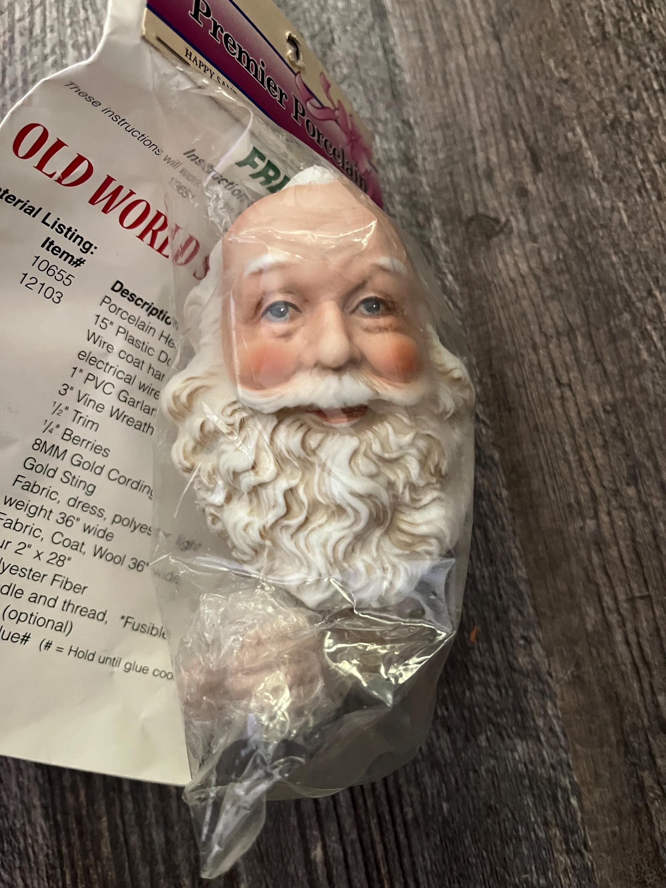 1999 Porcelain Santa - Etsy