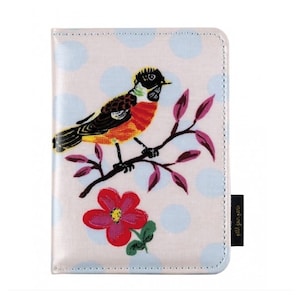 Last one*** Petit Jour with Nathalie Lete. Travel passport case holder. Robin red breast.