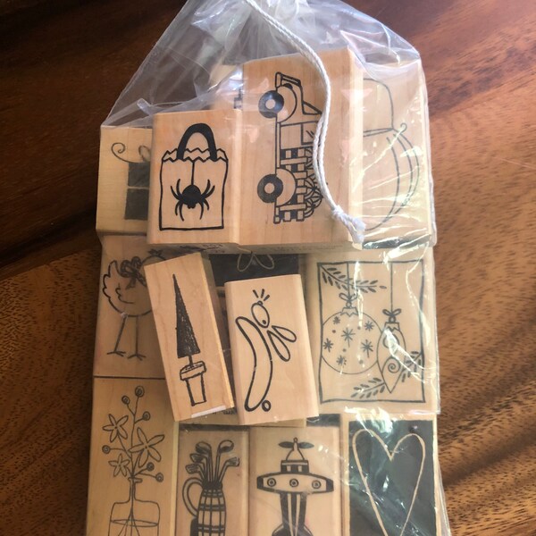 Wood Block Stamp Etsy