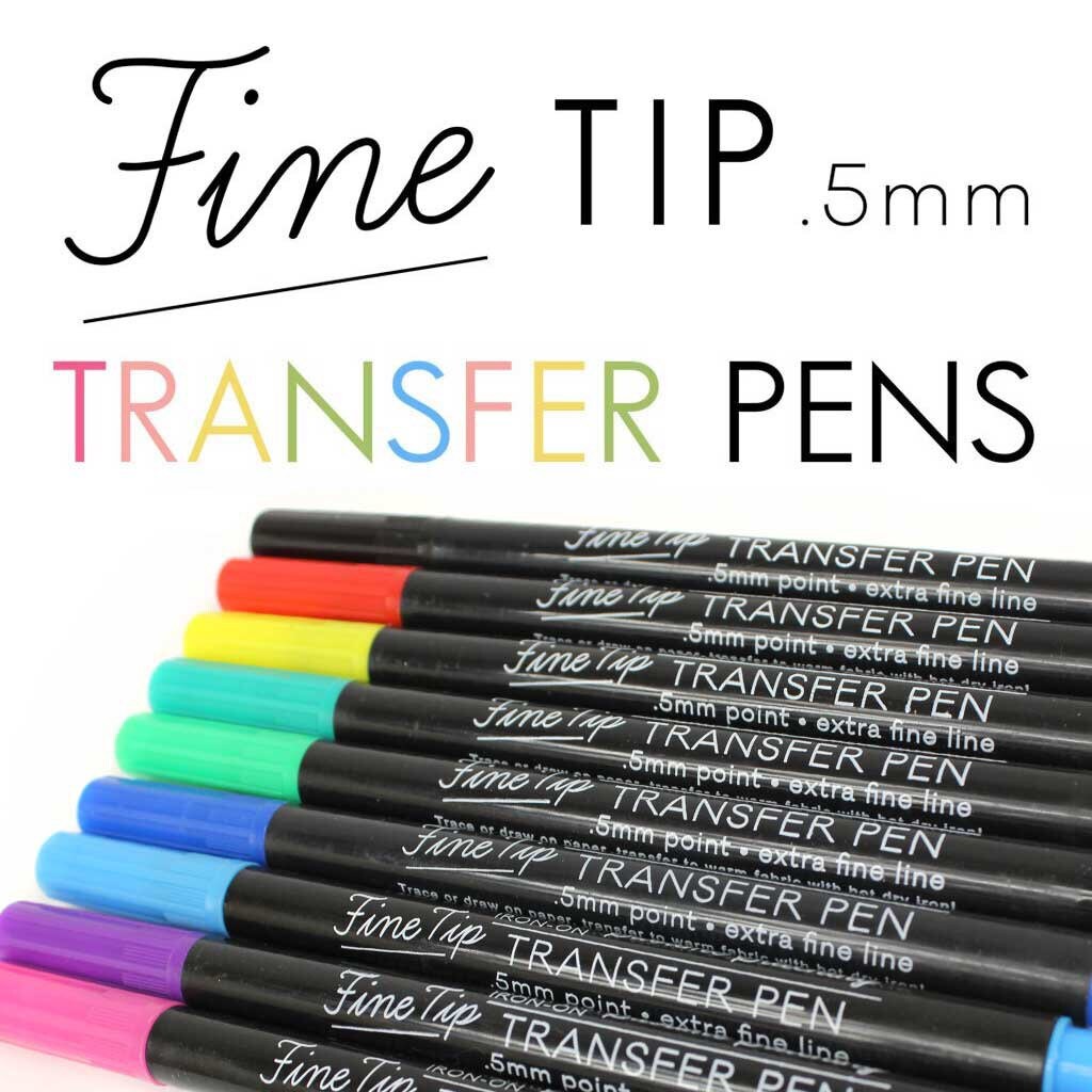 Sublime Stitching Fine Tip Iron-On Transfer Pen - Pastel Set