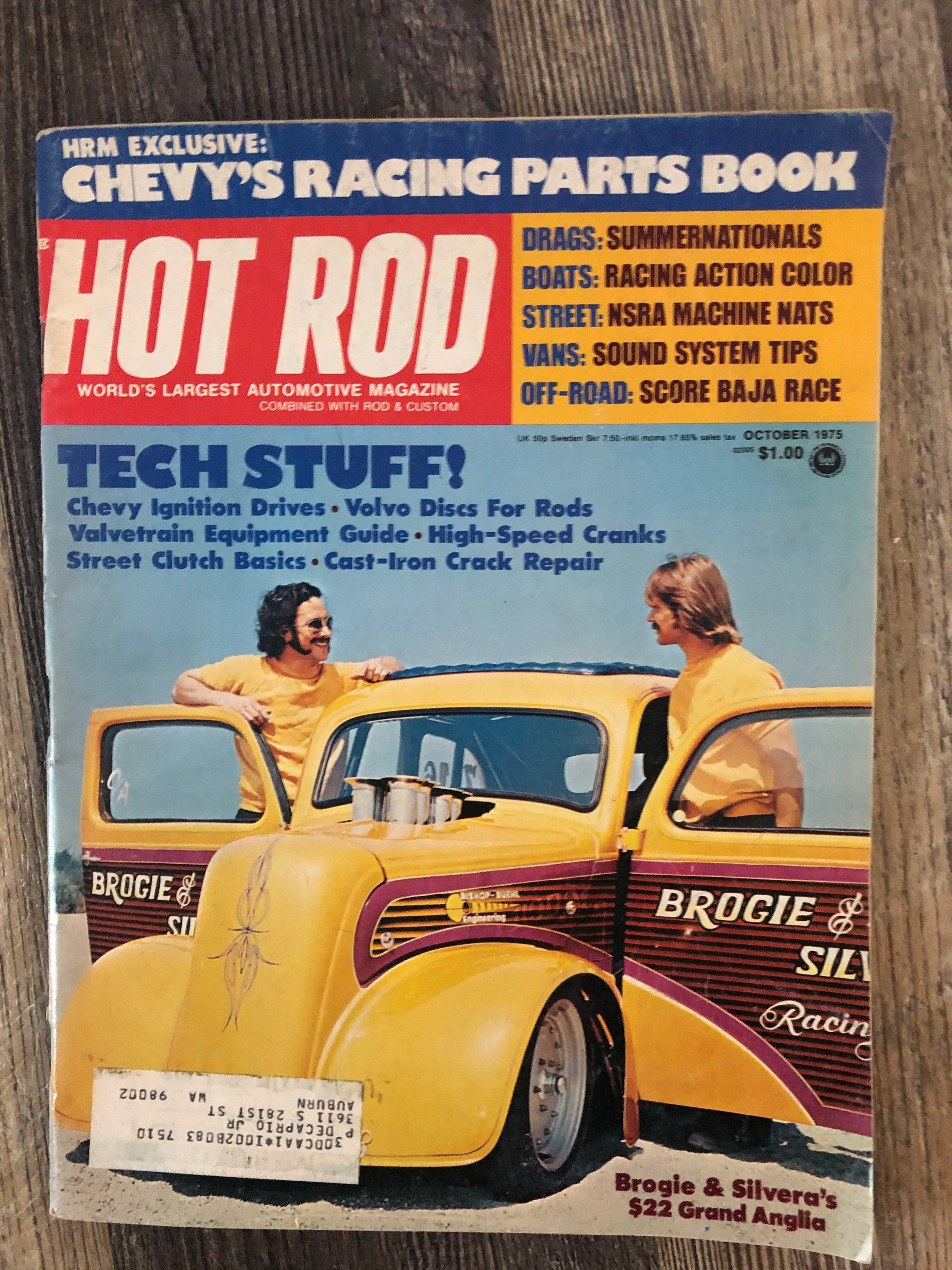 HOT ROD magazine. Vintage Original copy. Classic magazine. Etsy