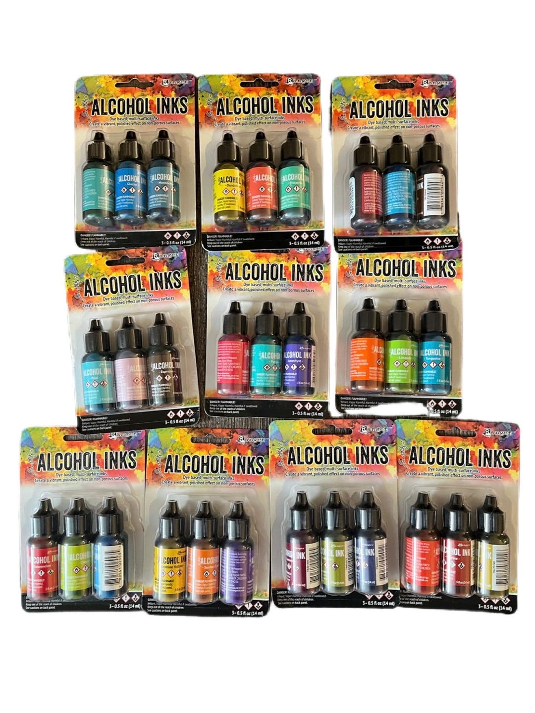 Alcohol Inks- Ranger - Tim Holtz - 3 Pack***you Choose. - Etsy