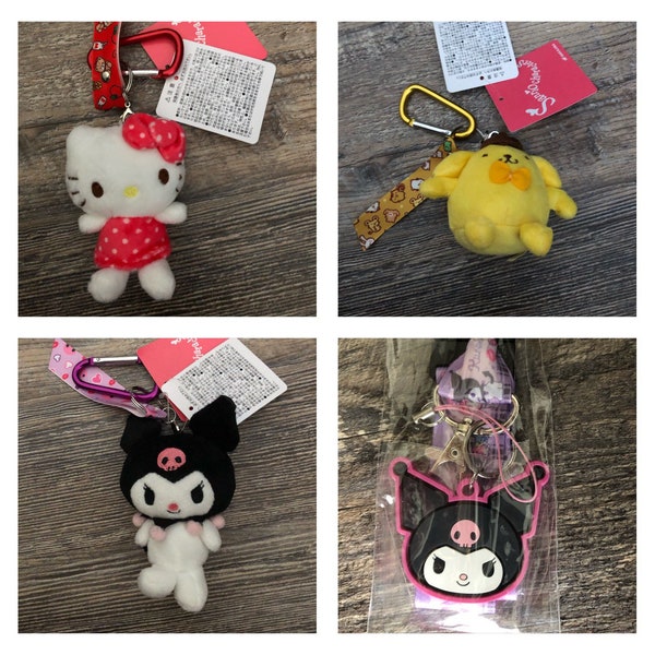 Sale**** Sanrio Hello kitty and friends! Karabiner mascot clips lanyards YOU CHOOSE!
