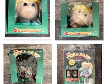 Vintage LITTLE Doll Baby brand doll heads or bodies. Like Cabbage Patch, People Pal faces. New old stock. 4- 4 1/2” YOU CHOOSE!