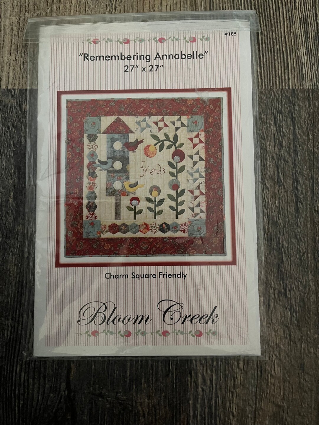 Bloom Creek Pattern “remembering Annabelle” Charm Square Friendly ...
