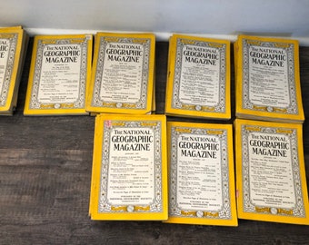 1950-1959 National Geographic Magazines. Good Condition. YOU