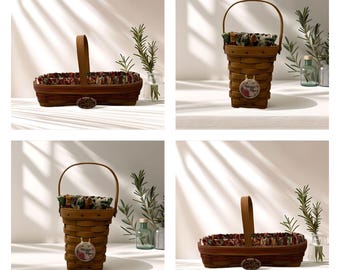 Longaberger 25th Anniversary Basket: Americana Flag Liner