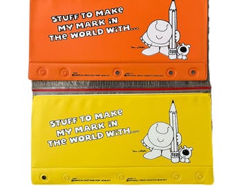 Vintage American Greetings Ziggy 1979-1980 Tom Wilson. Vinyl All Purpose Pouch. YOU CHOOSE!