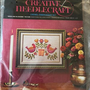 Kit de broderie Avon Creative Needlecraft Wild Phesants Crewel