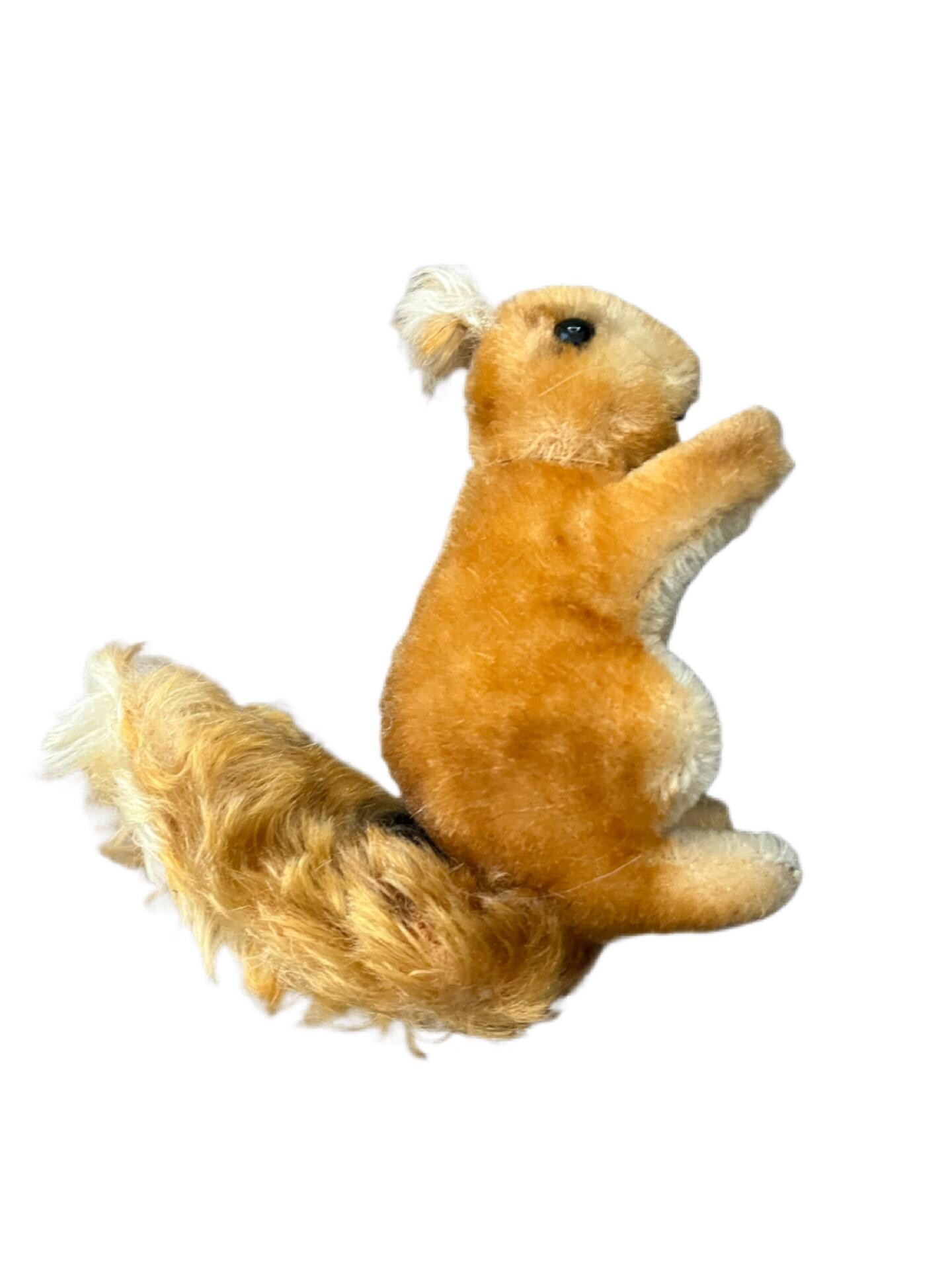 【82】ヴィンテージ シュタイフ Steiff リス Possy ポッシー Vintage Steiff “possy” Squirrel Stuffed Animal. Hand Stitched