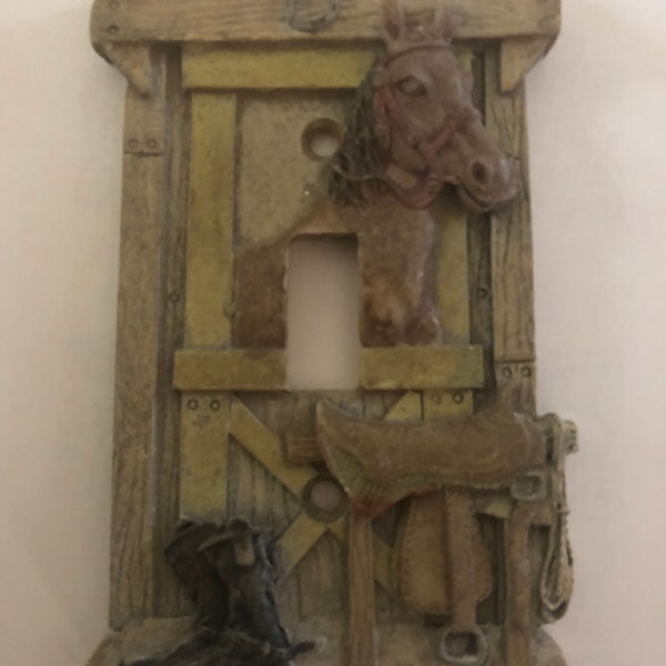 Horse Light Switch Cover - Etsy
