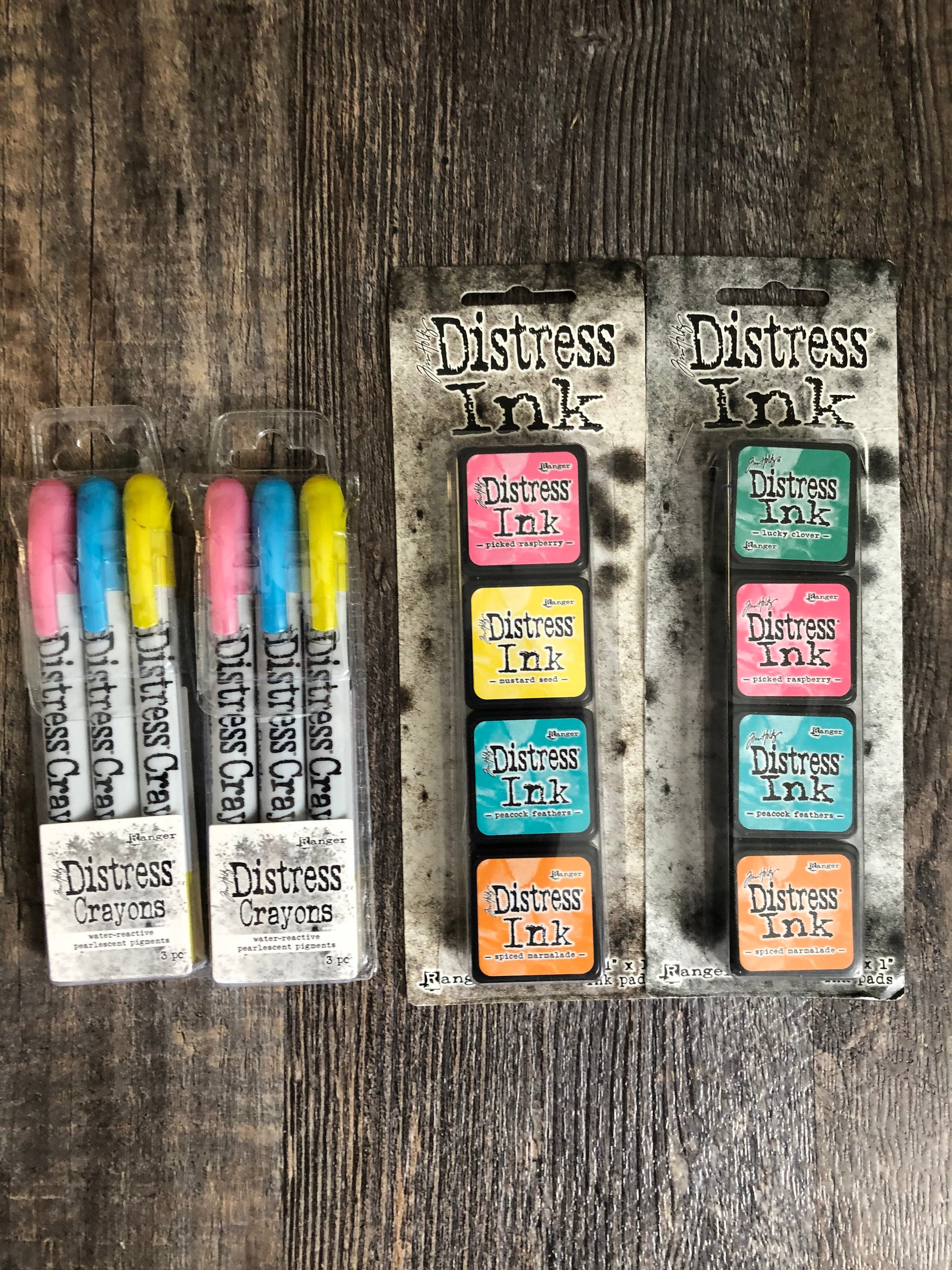 Tim Holtz Distress Pearlescent Crayons: Halloween Set 5 - TSHK84341