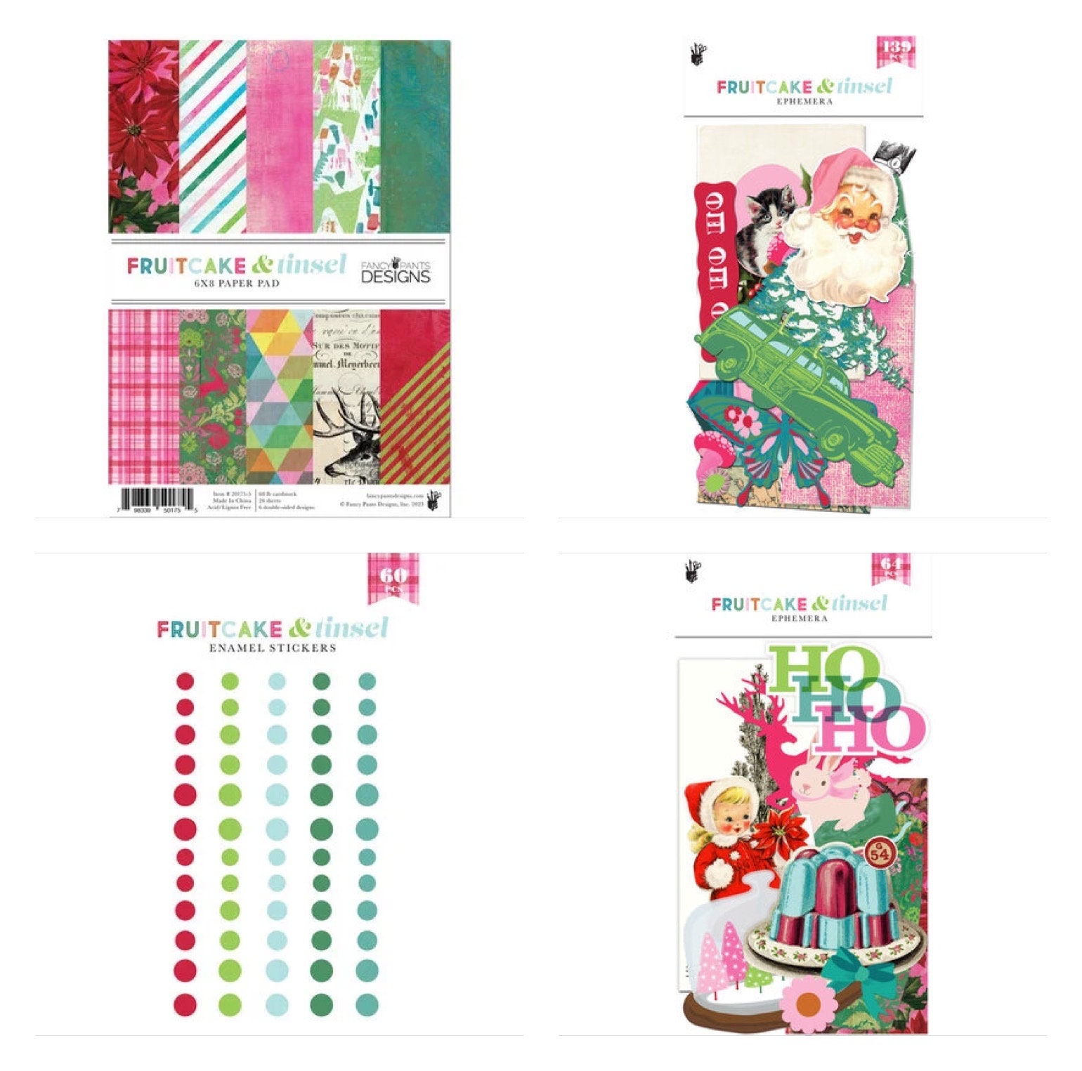 Re-Fabbed Christmas Scrapbook Paper Pack (2 options)