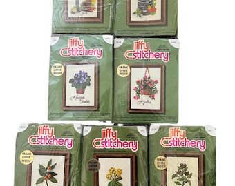 Jiffy Stitchery! Sunset Designs. New Old Stock! Preowned Unopened