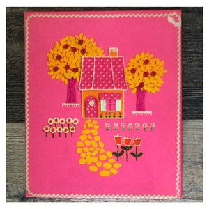Zestaw papeterii Vintage Hallmark! „Calico Carnival. Lata 70. Zestaw papeterii w pudełku.