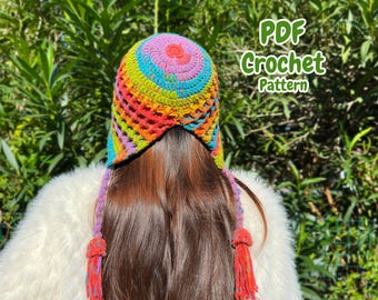 PATRÓN CROCHET gorro - Patrón Gorro de Ganchillo - Gorro Amigurumi - Gorro Amigurumi PDF Tutorial En Ingles