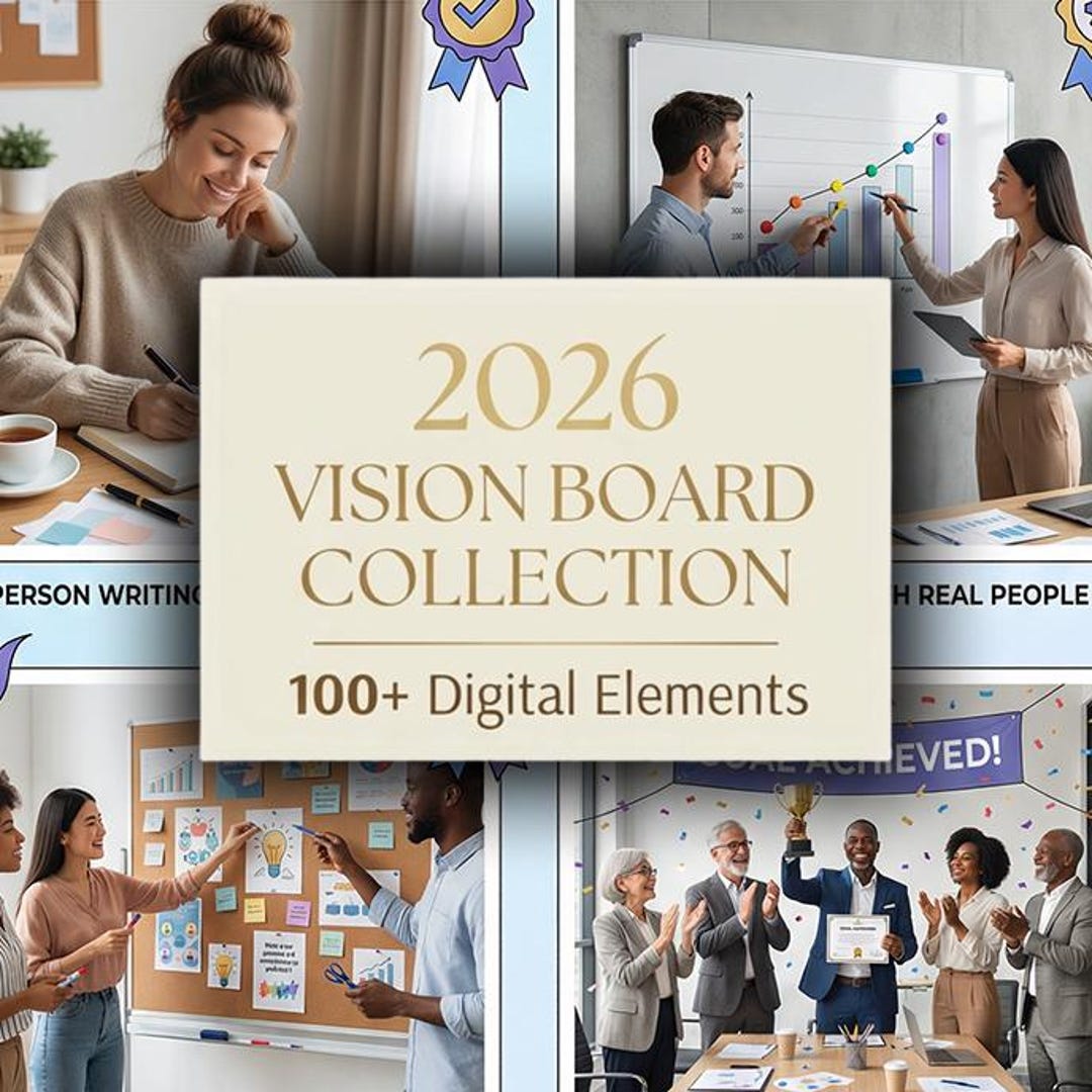 2026 Vision Board Kit | 100+ Goal Images (instant Download) - Etsy