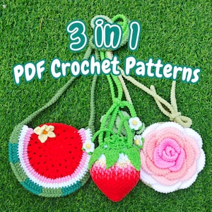 3 in 1 Häkelanleitung - Amigurumi Bag Anleitung häkeln - PDF Anleitung