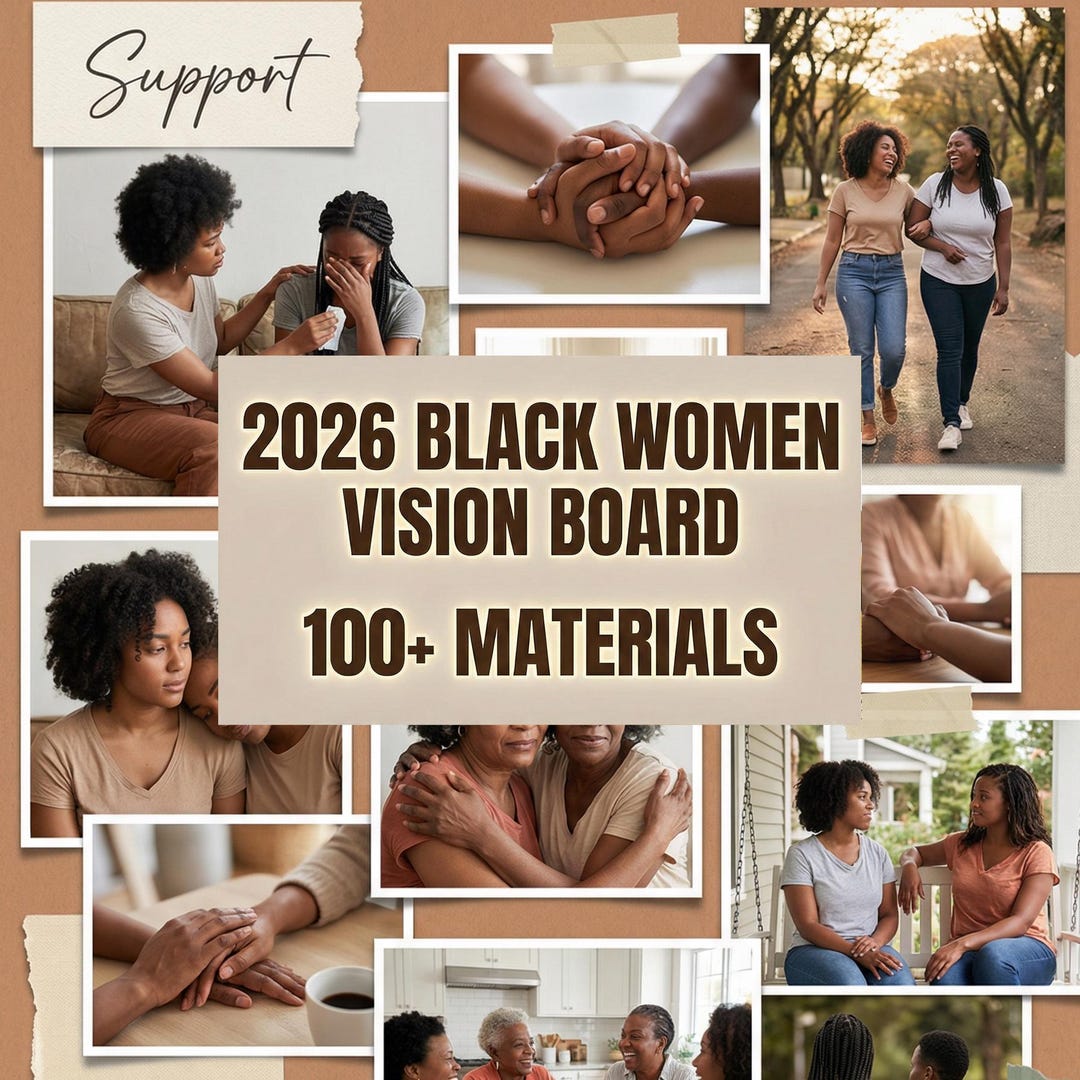 2026 Community Vision Board Kit für Schwarze Frauen | 100 ...
