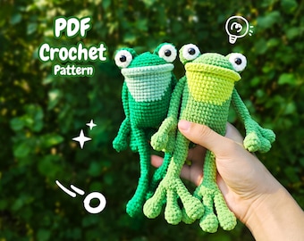 CROCHET PATTERN -  Amigurumi Animal - Easy Crochet Toy Stuffed Animal - Instant Digital Download PDF