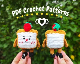 Crochet Pattern bread - Crochet breadman Pattern -  Amigurumi bread PDF Tutorial In English