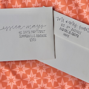 Sobres personalizados escritos a mano / Sobres de boda / Invitaciones a fiestas / Tarjetas de agradecimiento / Anuncios / Tarjetas navideñas