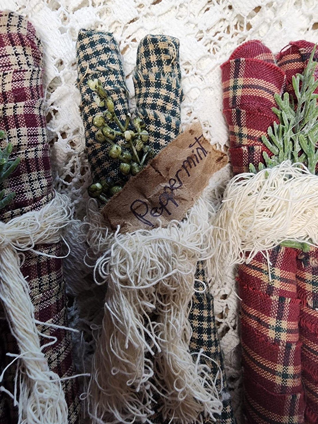 Primitive Christmas Peppermint Sticks - Etsy