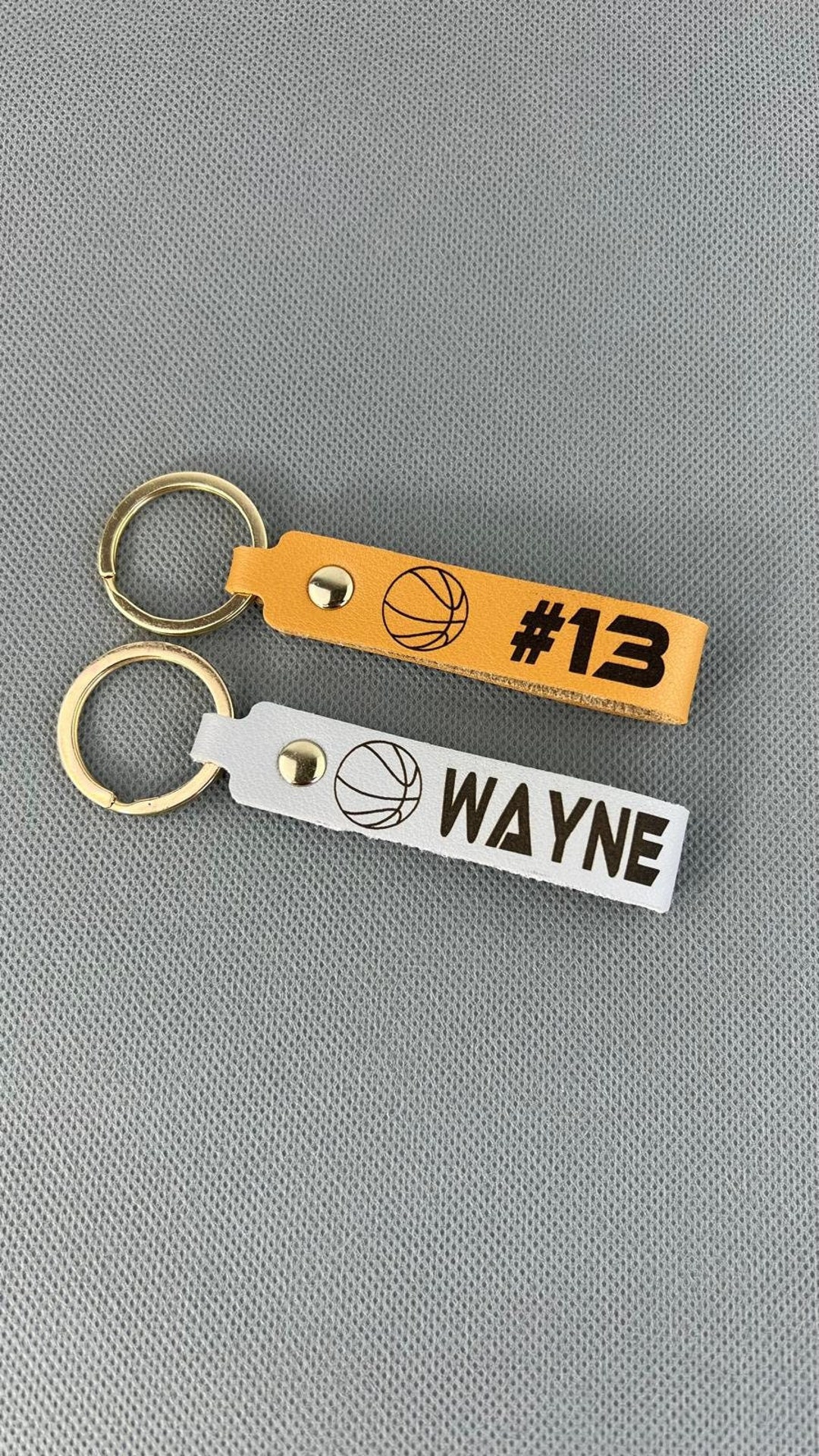 Basketball Christmas Gift Personalized Keychains Custom Basketball Team ...
