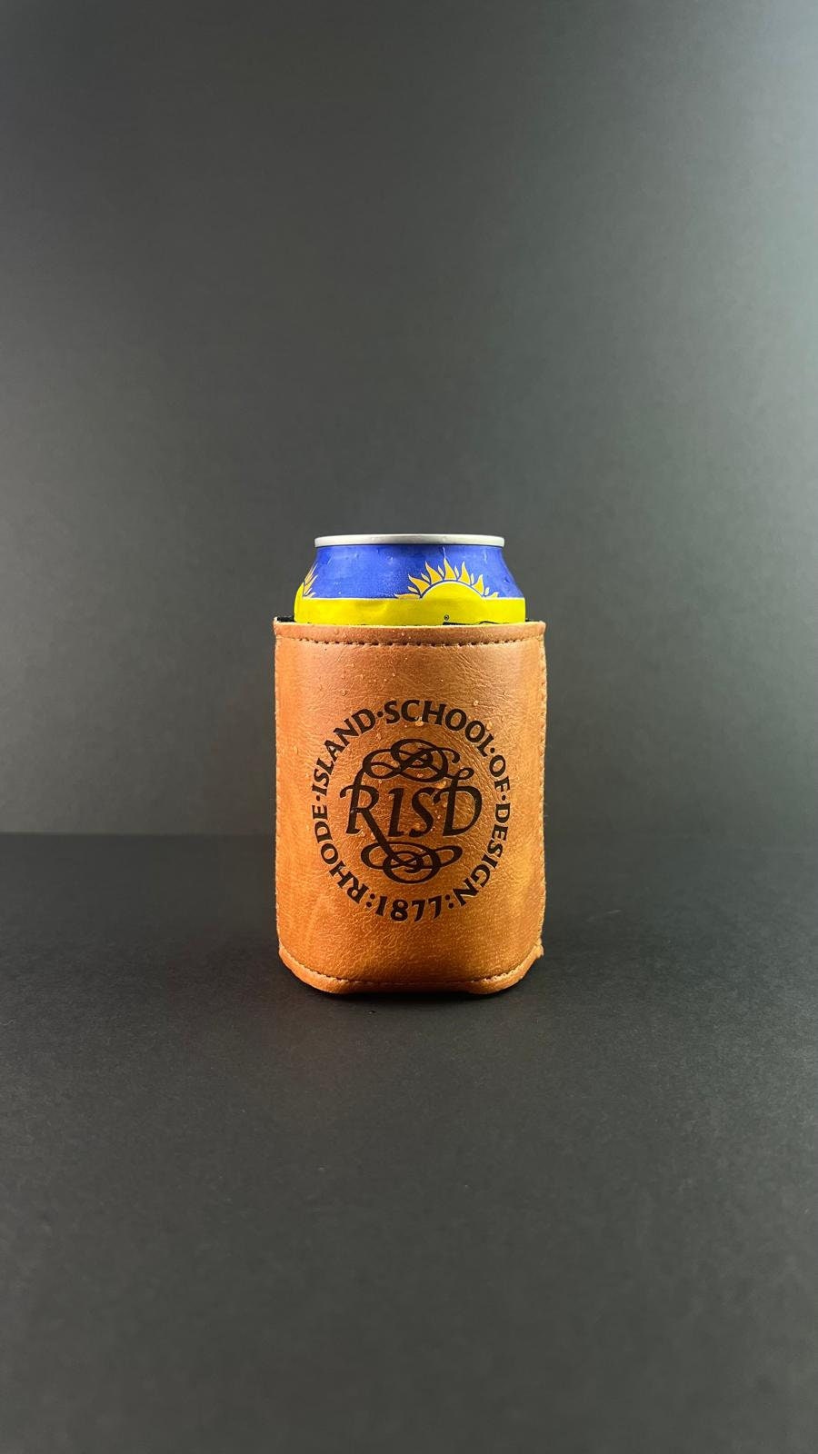 Dog Dad I Woof You - Personalized Leather Can Cooler - Wander Prints
