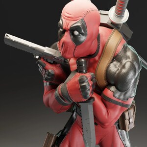 Bring Marvel’s Deadpool to Life with Our 3D Printed Figurine!