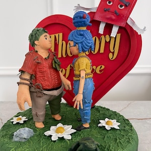 Hand Painted May and Cody from It takes Two Figurine Sculpture