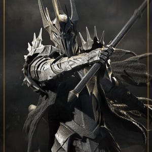 Handcrafted Sauron - The Dark Lord from Middle-earth - 3D Printed Armor Figurine