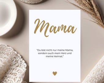 Mother's Day Card for Your Mom – Perfect for Mother's Day, Best Mom in the World, Mother's Day Card for Mother's Day – Instant Download