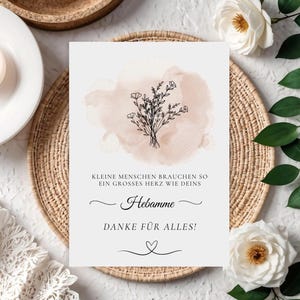 Hebamme, Beste Hebamme, Hebammen Geschenk, Besties, Hebammen Karte,  Digitaler Download, Schönes Geschenk, Hebammengeschenk