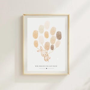 Babyshower, Babyparty, Gender Reveal, Baby, Gästebild, Mommy to be, Erinnerung,Digital Download, Perfekte Karte, Bundle, Fingerabdruck
