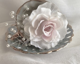 Dainty Pearl Vines Add On listing To Complete the Look As Shown With This Rose