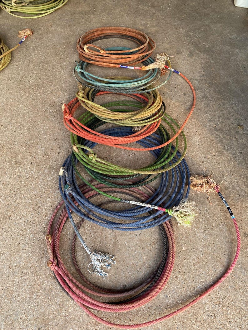Decorative Rope Set Bulk Ranch Rope Bundle | Assorted Colored Ropes | Western Decor ...