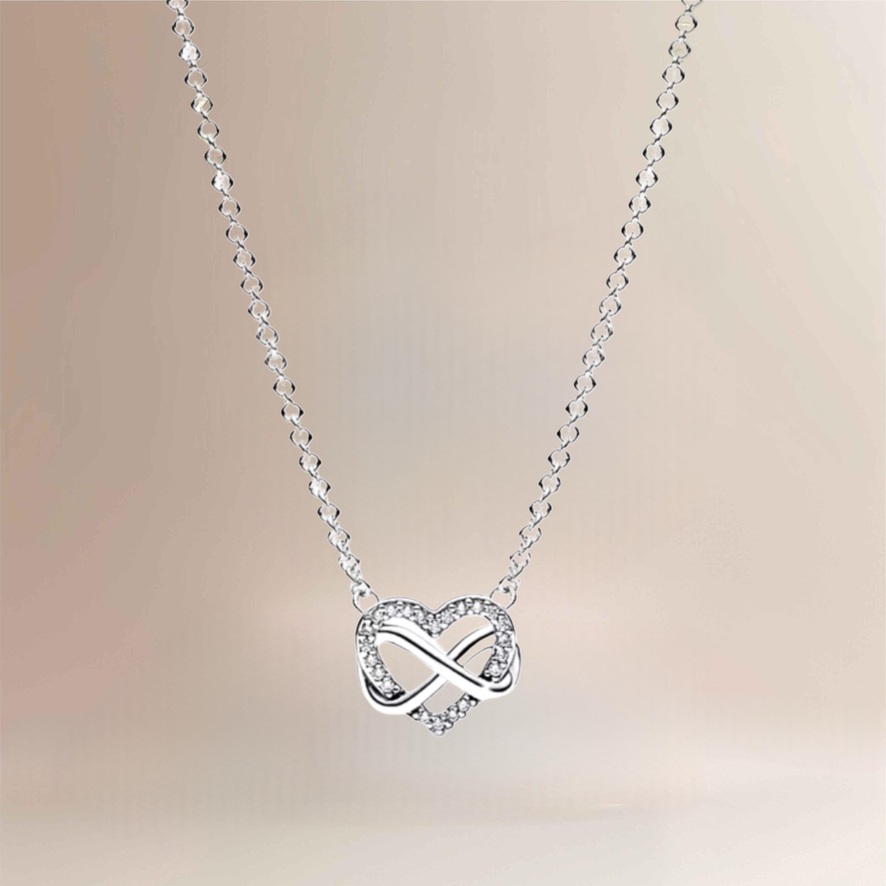 Infinity Pandora Necklace Sterling Silver Buy Pandora Necklaces