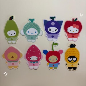 sanrio fruit sticker