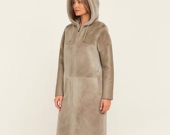 Vintage Laskin Mouton Dyed Lamb Fur Coat, Robert Wallace Furs