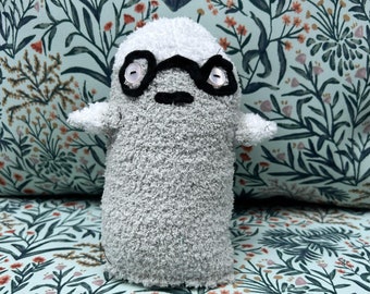 Eddie the Sock Monster (with Glasses)